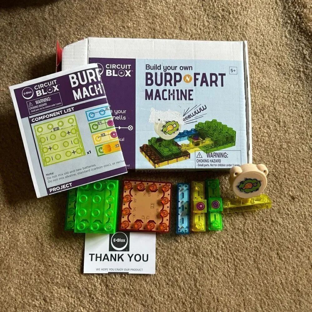 Circuit Blox Make Your Own Burp Fart Machine